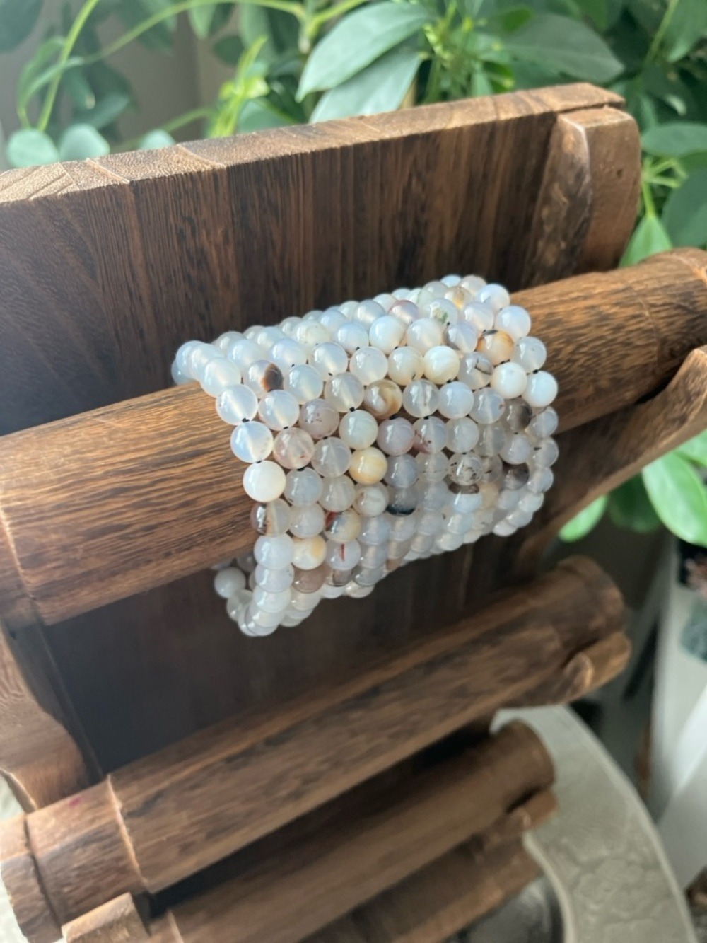 Black and White Agate Bracelet